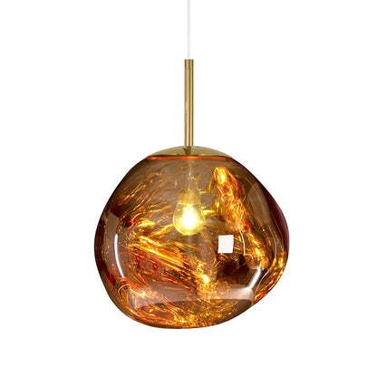 Gold Bubble Pendant Light Large