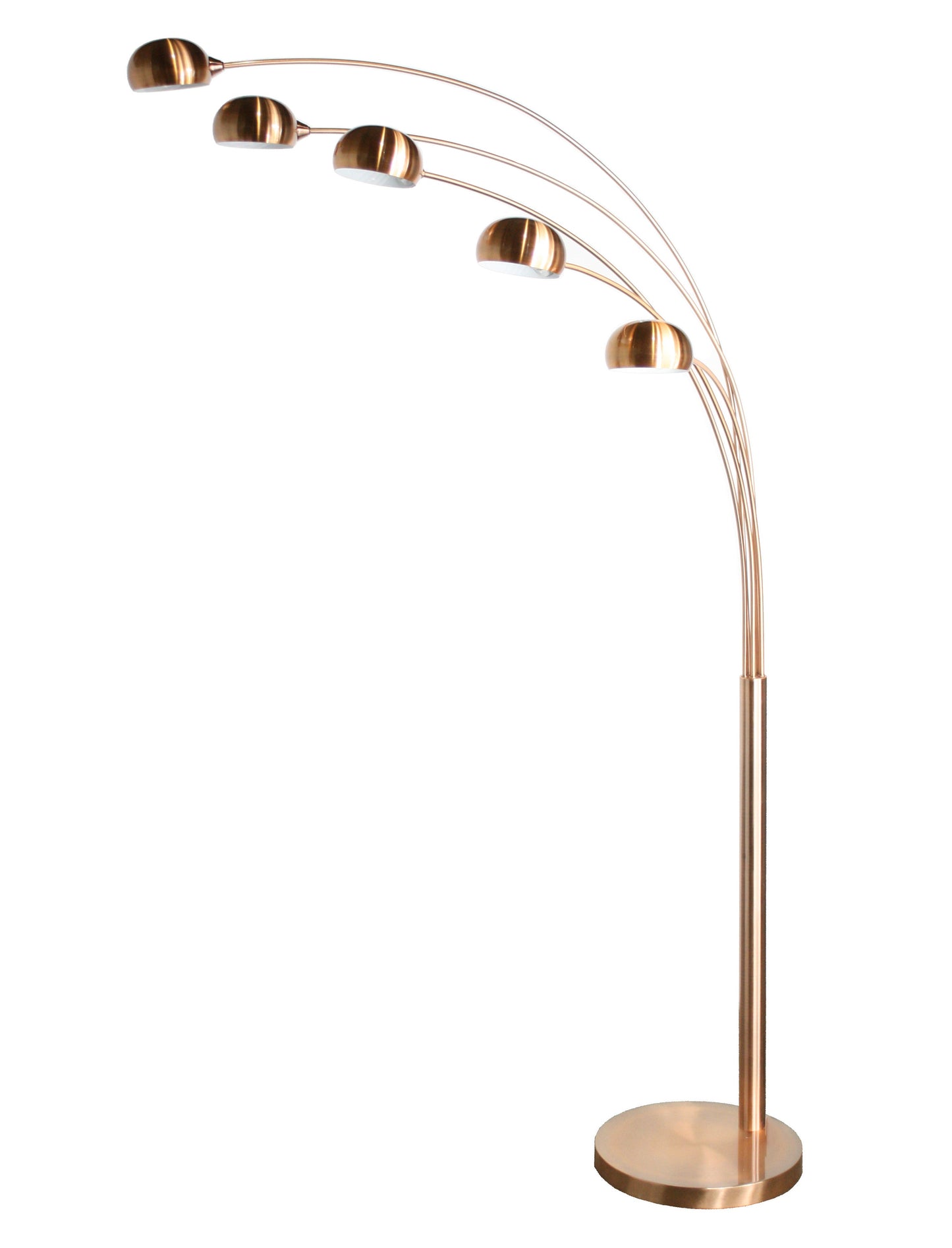 Copper 5 Arm Floor Lamp