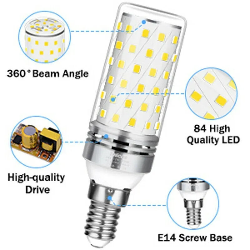 E14 Corn Multi LED Bulb 12W