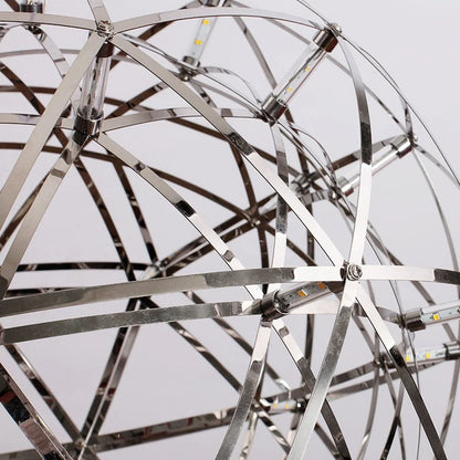 Firework Starburst Chandelier Chrome Fawkes Silver / Gold Pendant Light - Various Sizes