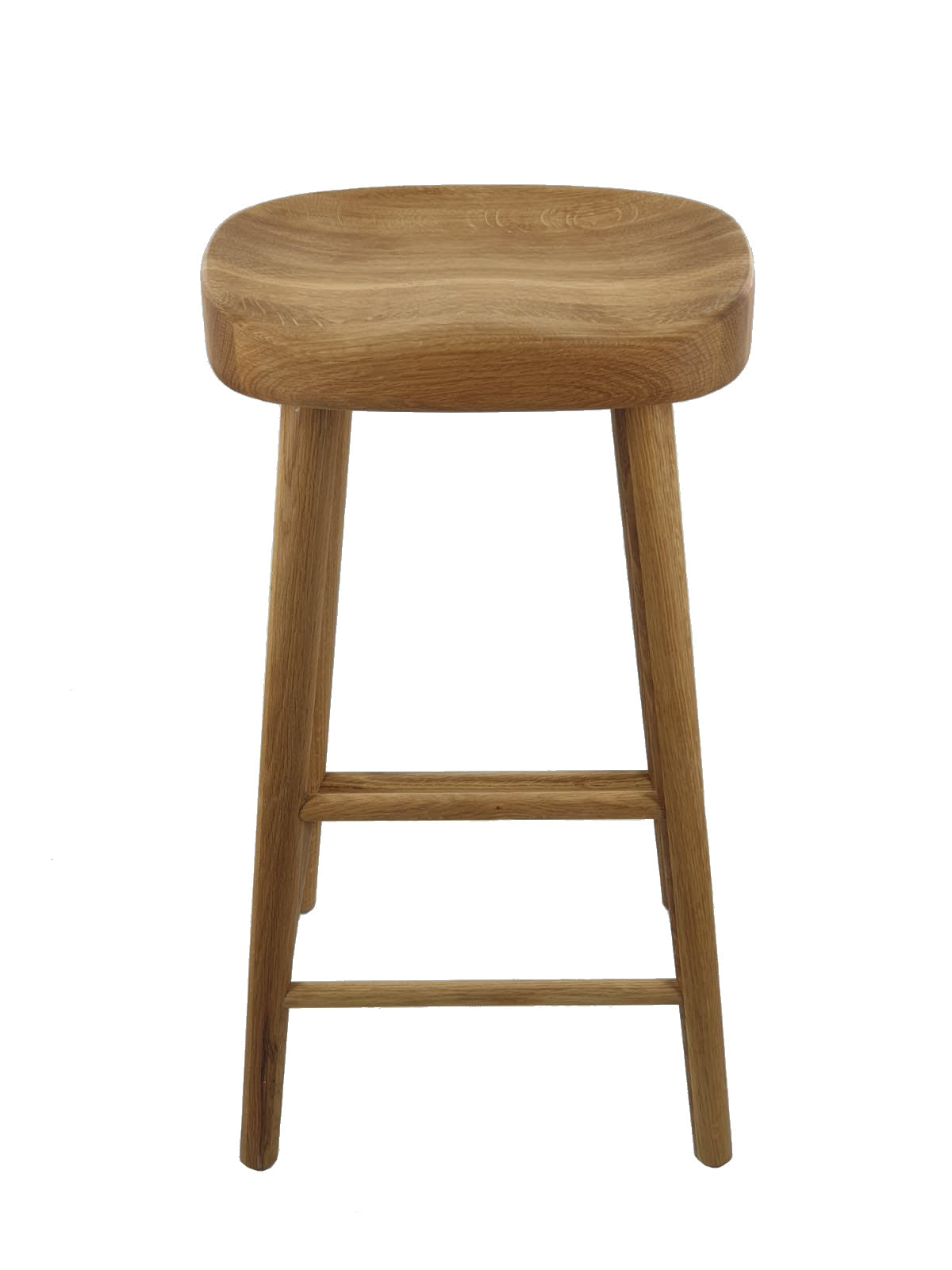 Oak Farmhouse Bar Stool