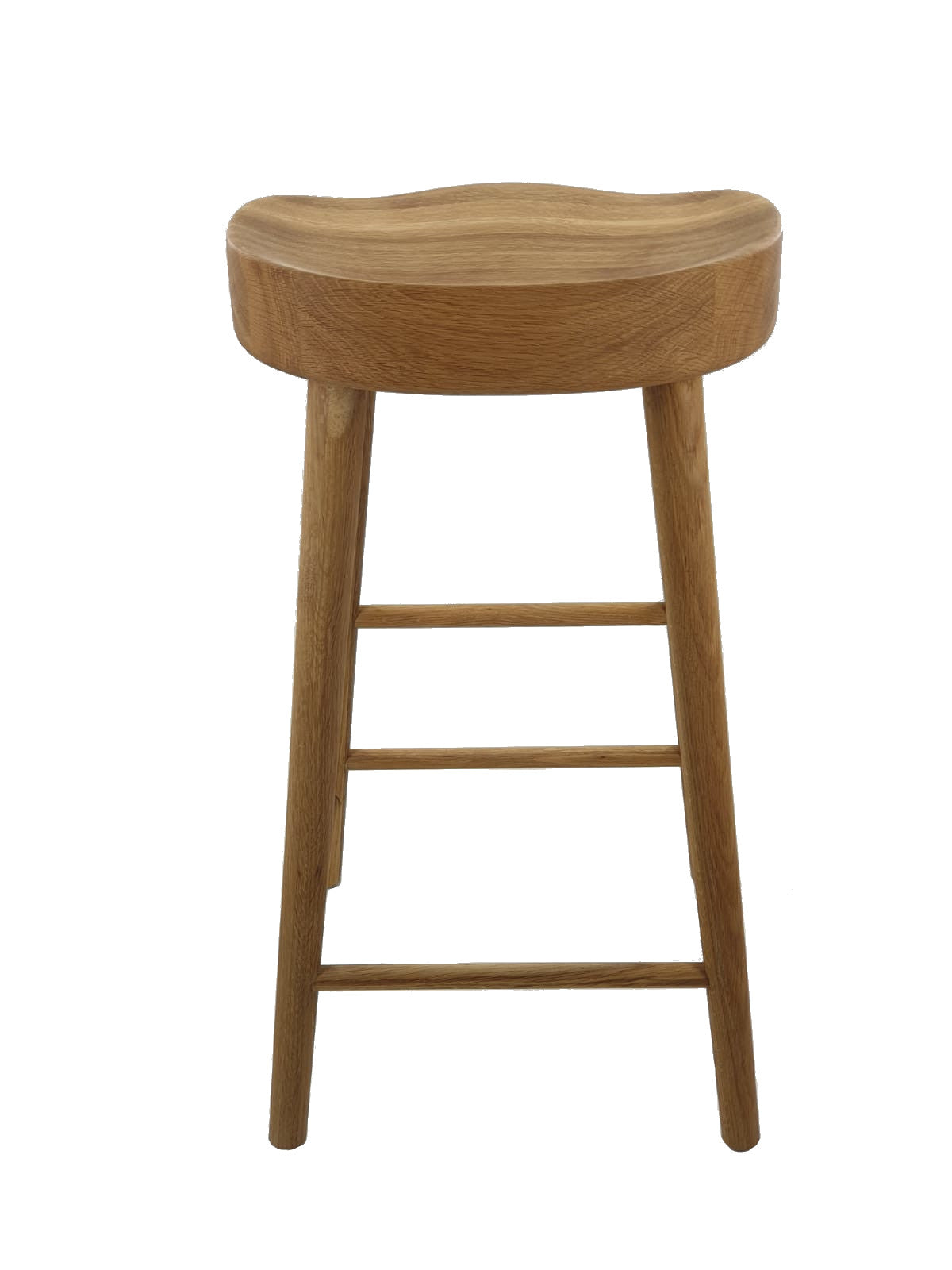 Oak Farmhouse Bar Stool