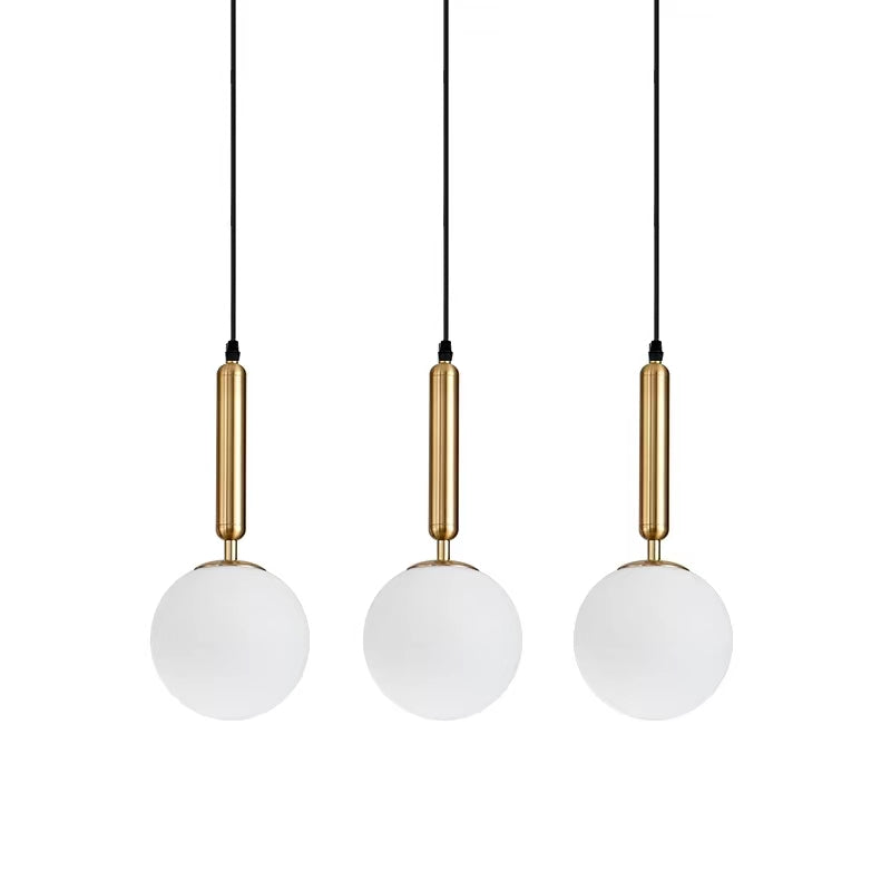 Pearl Ball Pendant Light Gold