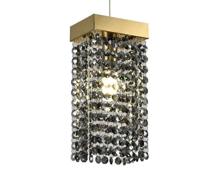 Tutan Black + Gold Ceiling Pendant Light Small