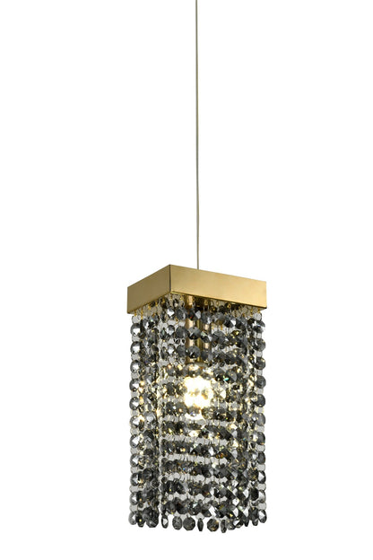 Tutan Black + Gold Ceiling Pendant Light Small