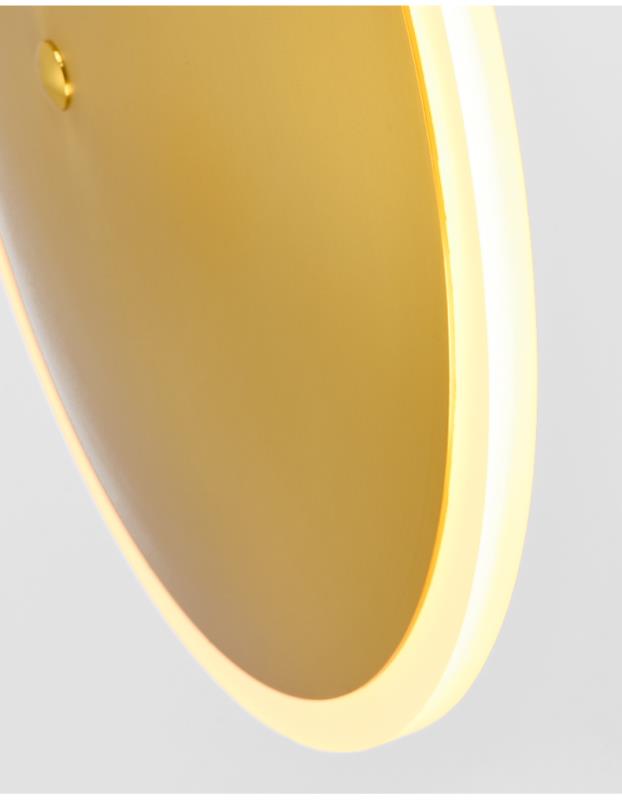 UFO Gold Pendant Light Large