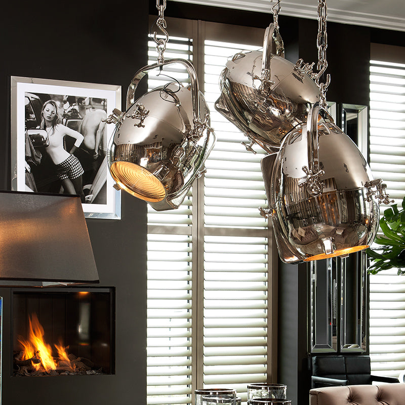 Aeros Chrome Pendant Light