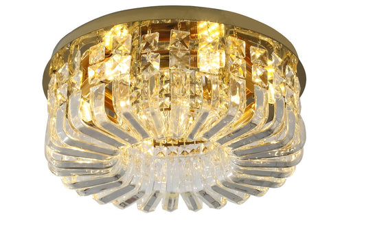 Coso Flush Ceiling Light Gold