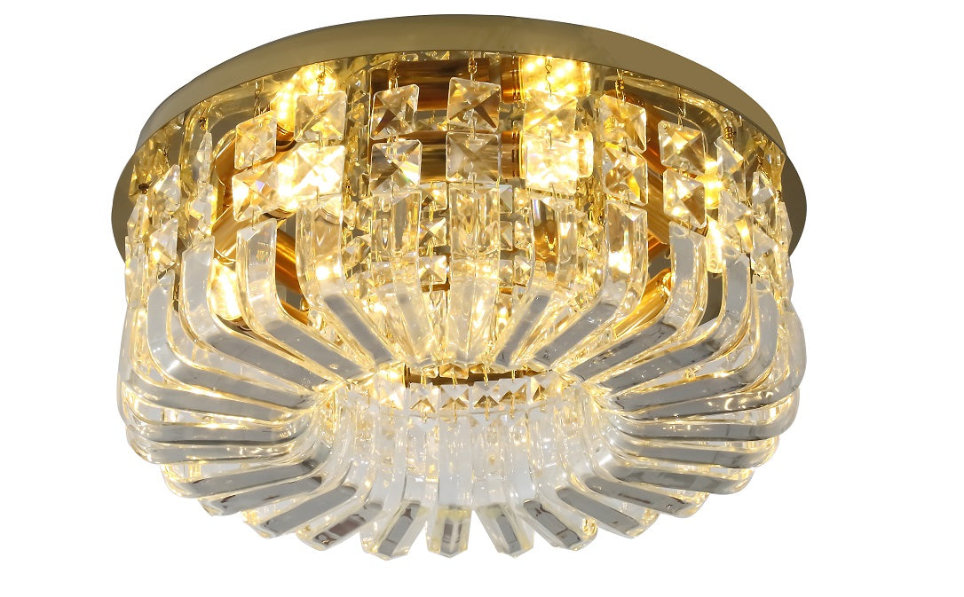 Coso Flush Ceiling Light Chrome