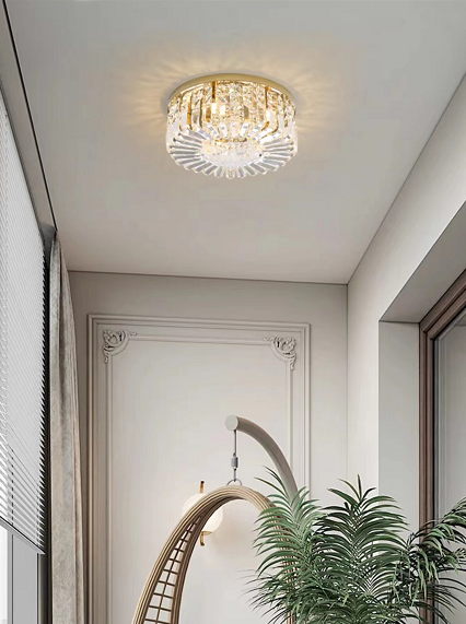 Coso Flush Ceiling Light Gold