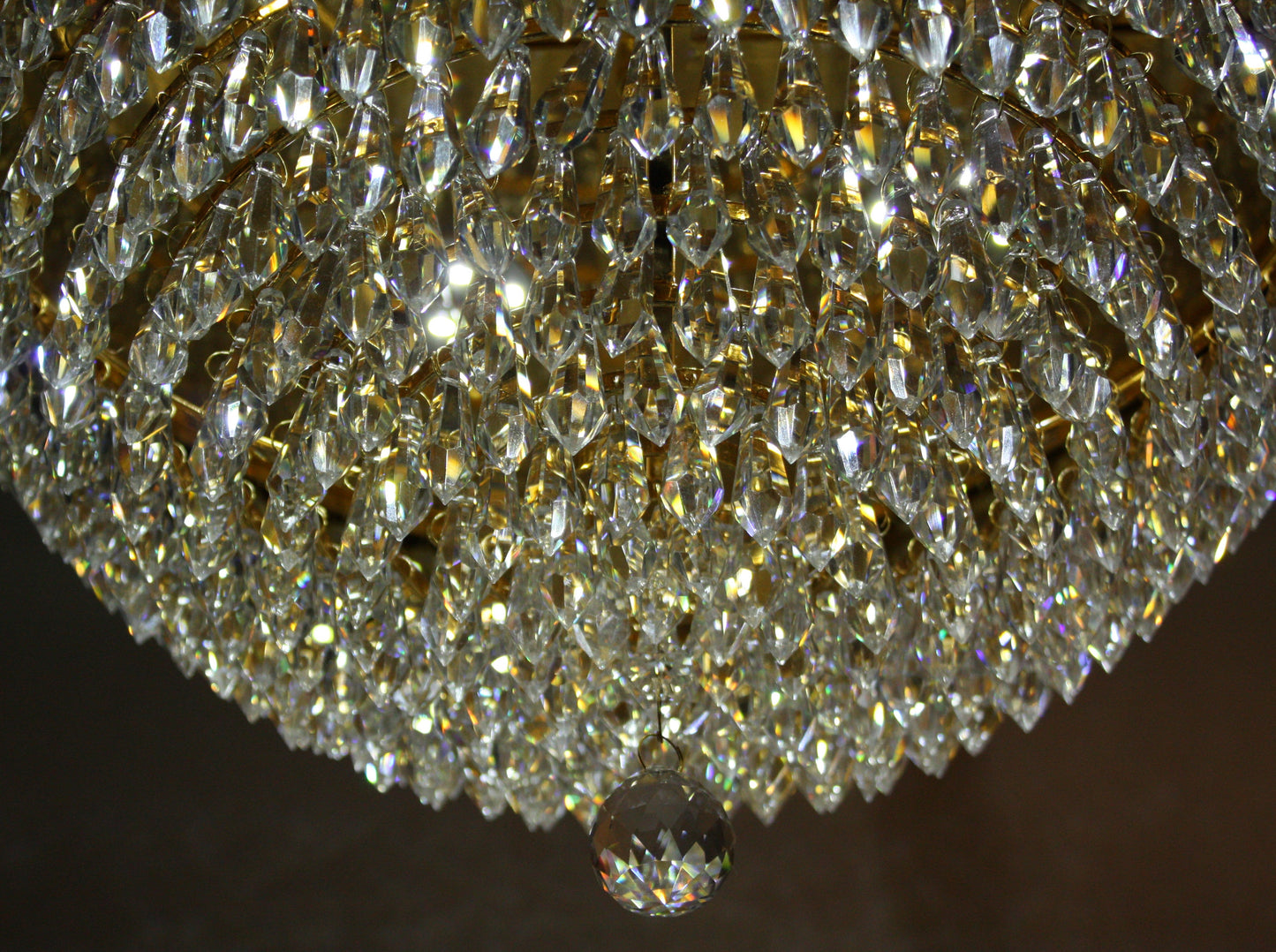 Crystal Dragon Ball Chandelier