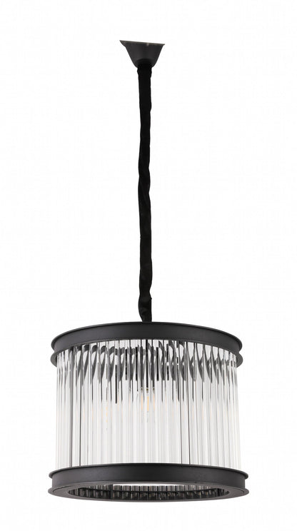 Crystal Rods Black Pendant Lamp