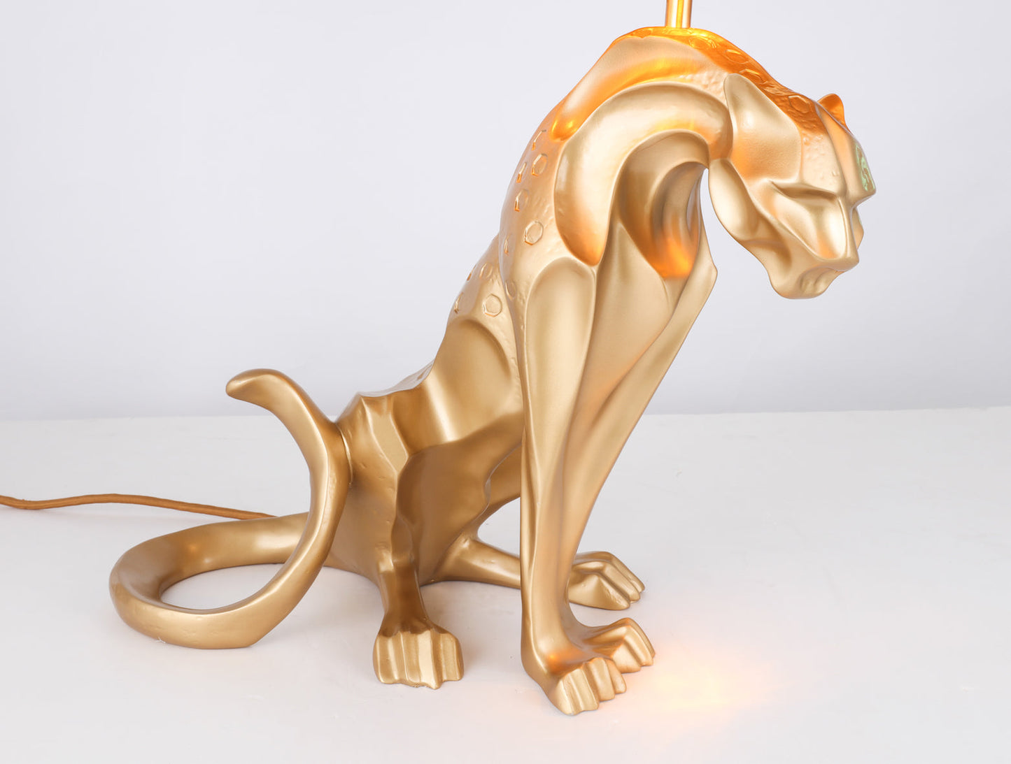 Gold Leopard Table Lamp