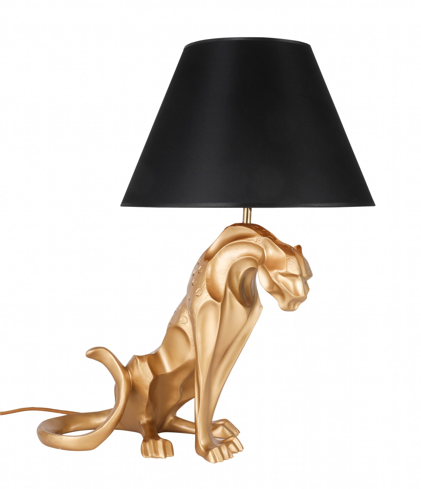 Gold Leopard Table Lamp