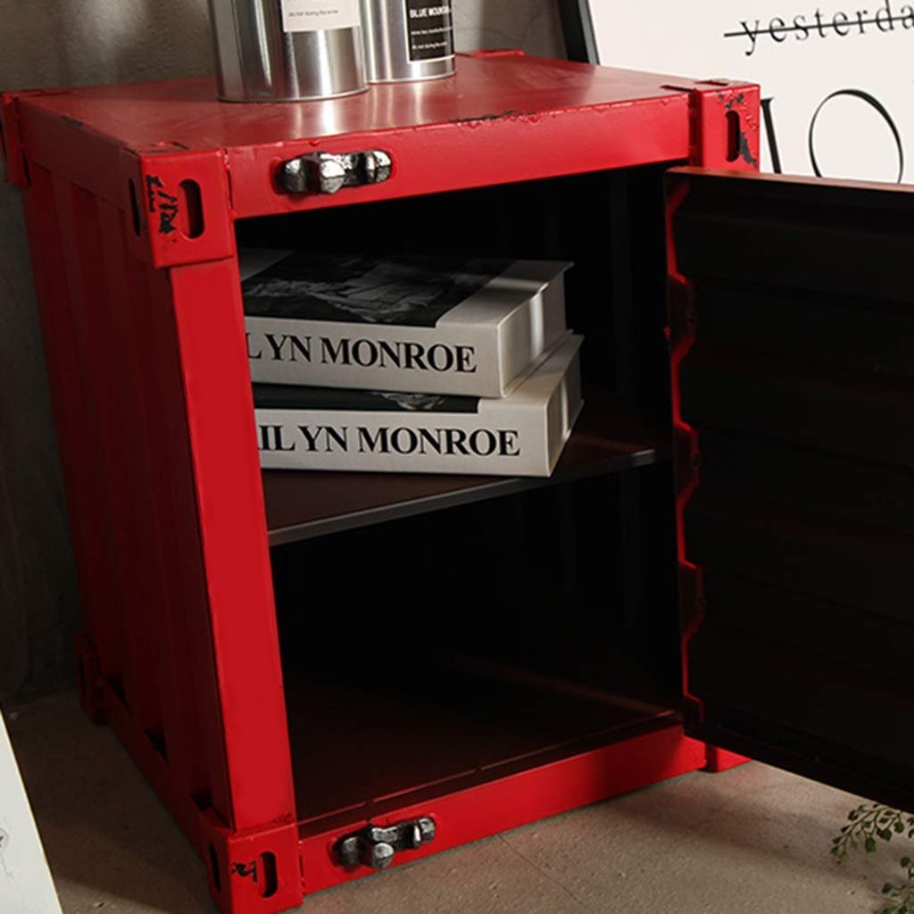 Industrial Container Side Storage Red