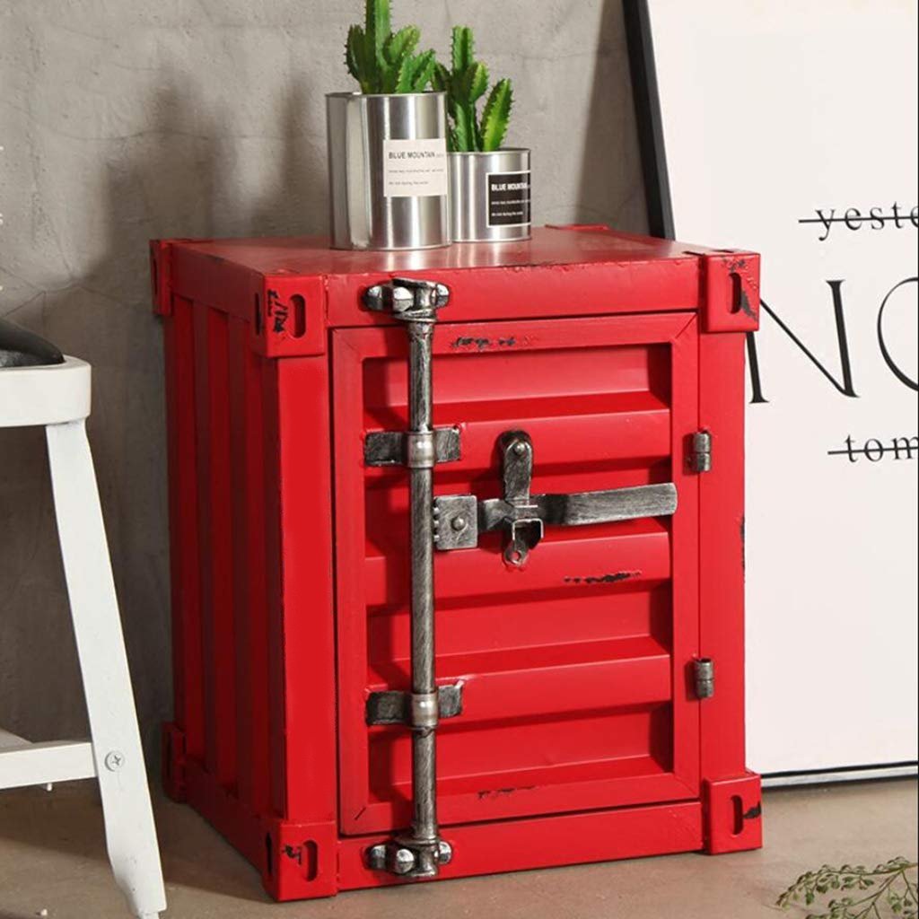 Industrial Container Side Storage Red