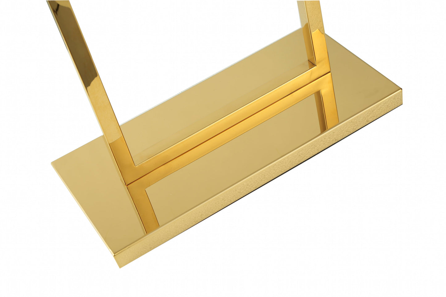 Rectangle Gold Floor Lamp