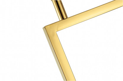 Rectangle Gold Floor Lamp