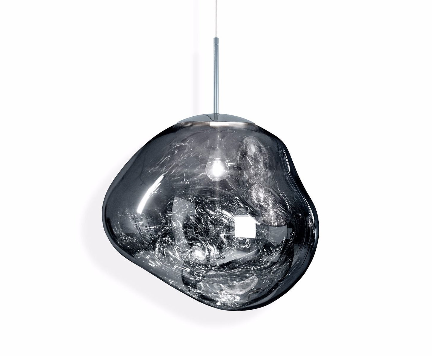 Silver Bubble Pendant Light Large