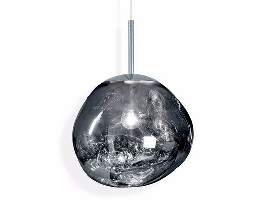 Silver Bubble Pendant Light Small