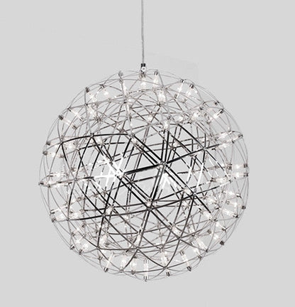 Sparkle Chrome Silver Starburst Chandelier Extra Large - 80cm