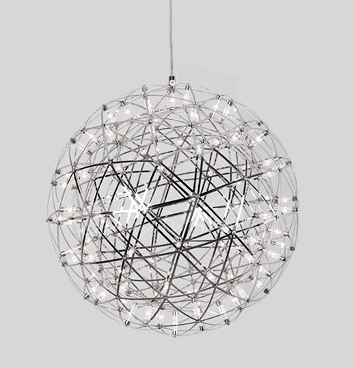 Sparkle Chrome Silver Starburst Chandelier Large - 60cm