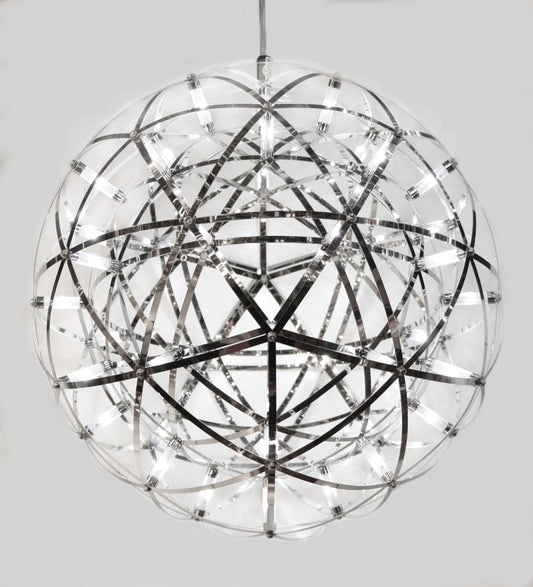 Sparkle Chrome Silver Starburst Chandelier Small - 30cm