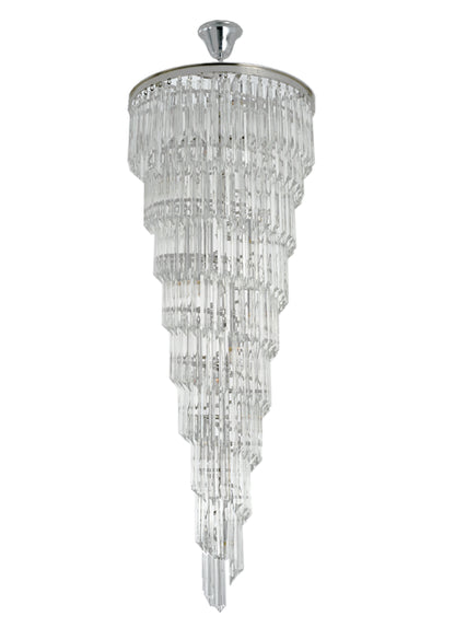 Spiral Crystal Chandelier