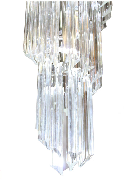 Spiral Crystal Chandelier