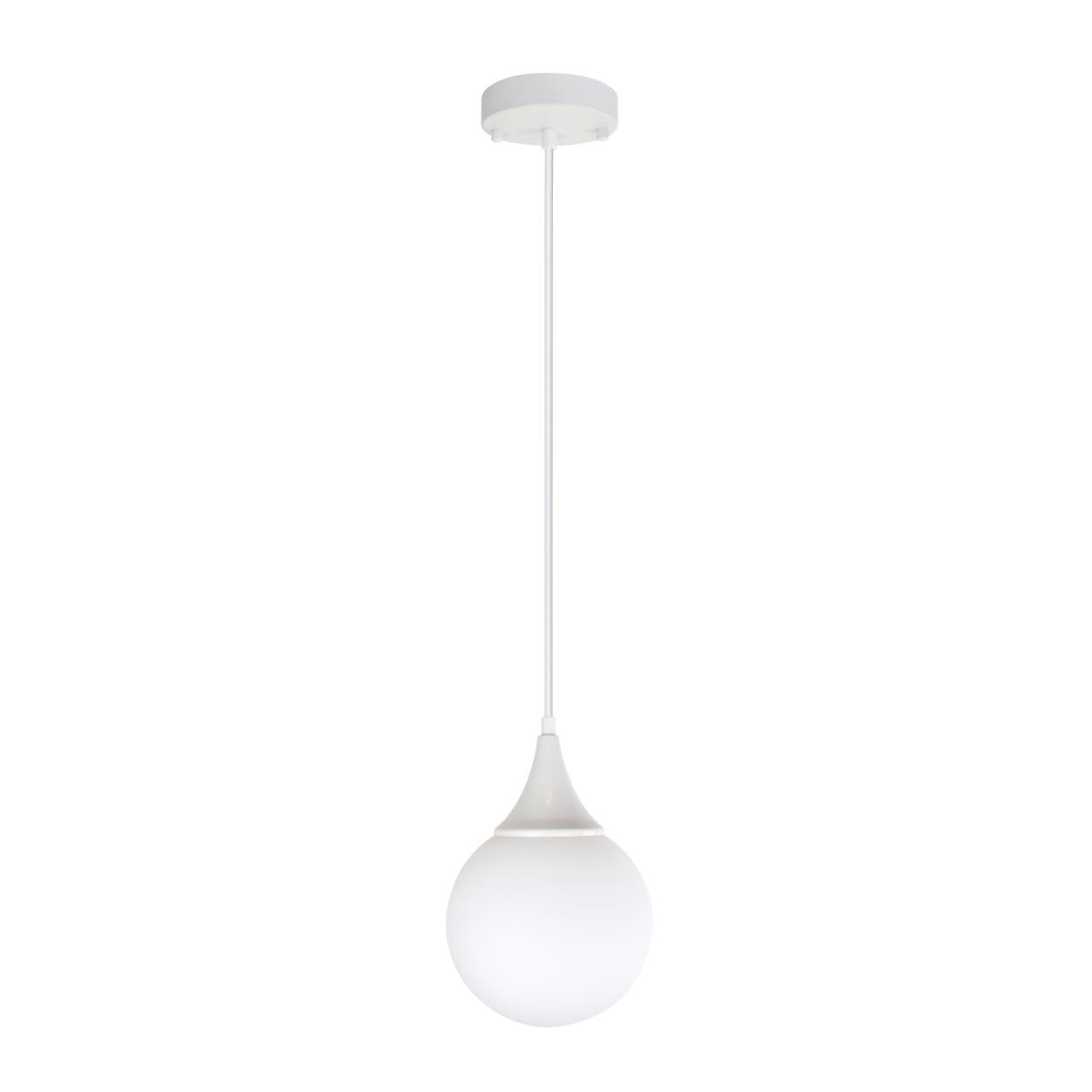 White Ball Pendant Light